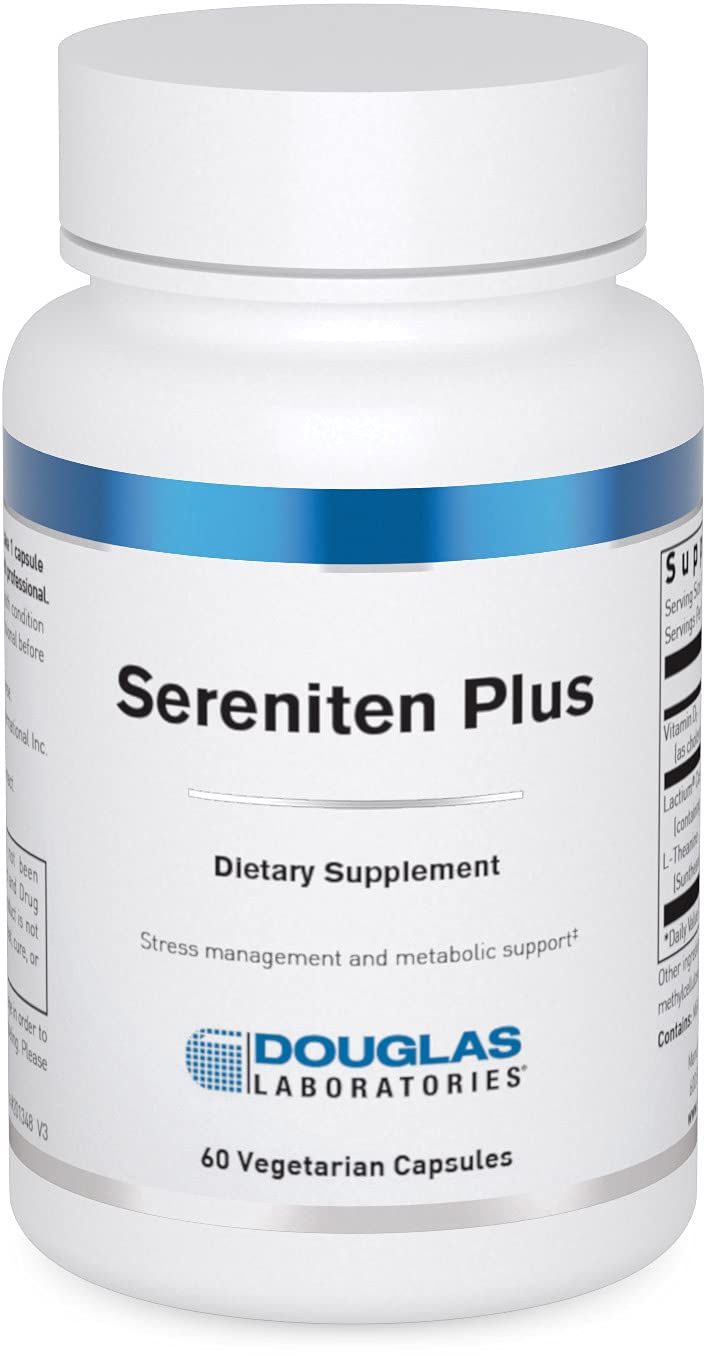 Douglas Laboratories Sereniten Plus Supports Metabolism, Stress Management, Sleep, and Cortisol Regulation 60 Capsules