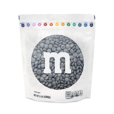 MM S WORLD Pre-Designed 25th Anniversary Milk Chocolate Candy - 5lbs of bulk candy perfect for Silver Anniversary Party, 25th Anniversary and DIY Anniversary Party Favors