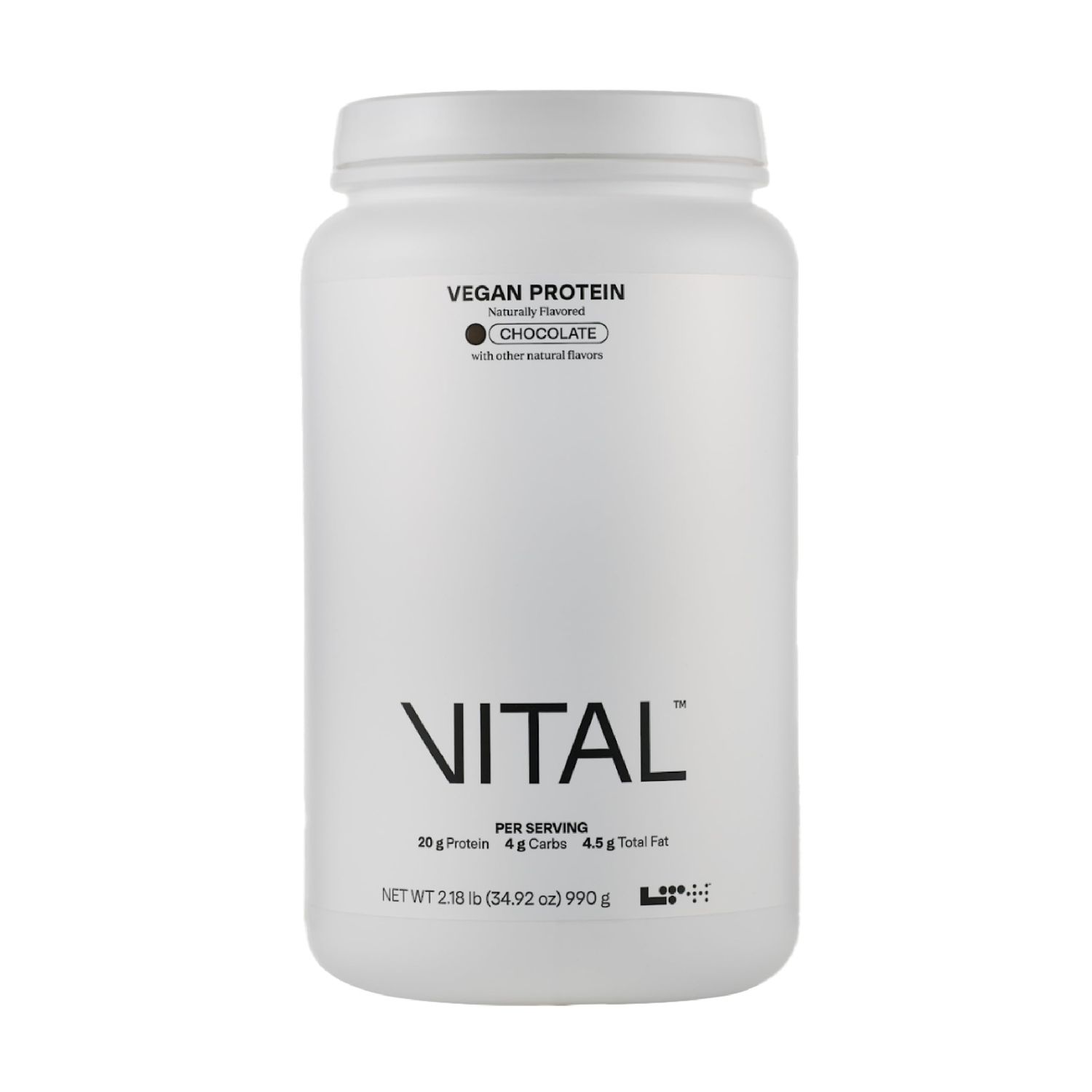 LTH Vital Vegan Protein - Plant-Based Protein Powder - Made from Pea Protein - Supports a Healthy Immune System - Gluten Free Soy Free - Chocolate, 30 Servings
