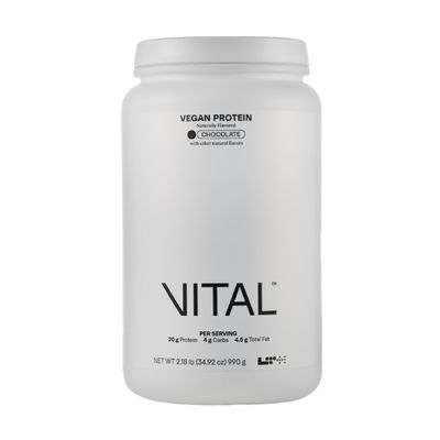 LTH Vital Vegan Protein - Plant-Based Protein Powder - Made from Pea Protein - Supports a Healthy Immune System - Gluten Free Soy Free - Chocolate, 30 Servings
