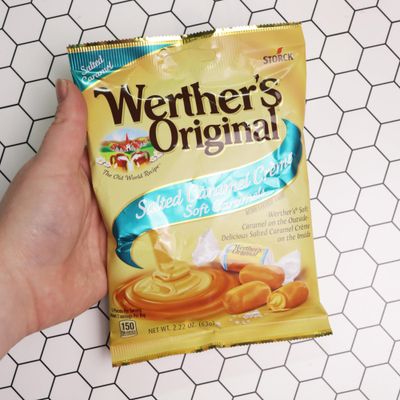 Werther's Original Soft Salted Caramels, Individually Wrapped Candies, 2.22 Ounces (Pack of 3)