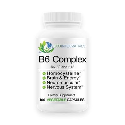 BioInnovations Pharmacal B6 Complex Vegan Vitamin B6, B9 Folate, B12 Methylcobalamin Supports Cardiovascular, Neuromuscular, Nervous System, Homocysteine, Energy, Blood Cell Bone Health 100 Caps