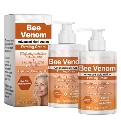 NHCXGAN BotoxBee Advanced Multi-Action Firming Cream Natural Bee Venom Formula for Lifting, Toning Hydration Anti-Aging Moisturizer for All Skin Types 2PCS