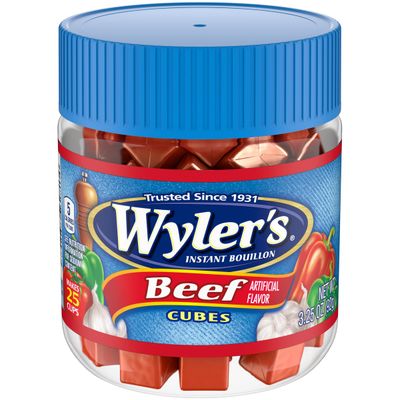 Wyler&#39;s Instant Bouillon Beef Flavored Cubes (3.25 oz Jar)