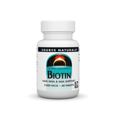 Source Naturals Biotin 5,000 MCG 60 Tablets