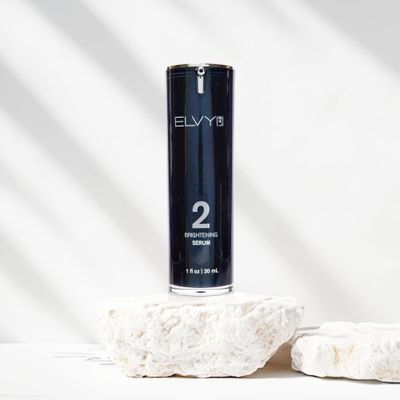 ELVY Lab Brightening Vitamin C Serum for Men and Women Hydrating Anti-Aging Dark Spot Corrector with Aloe Vera Niacinamide Travel-Size Face Serum for All Skin Types (1 Fl Oz)