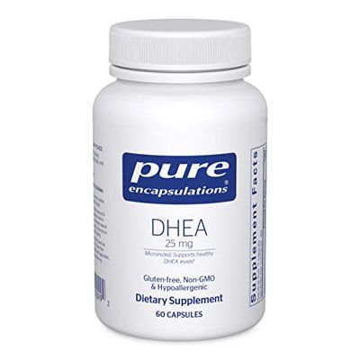 Pure Encapsulations DHEA 25 mg - Supplement for Immune Support, Hormone Balance, Metabolism Support, and Energy Levels - with Micronized DHEA - 60 Capsules
