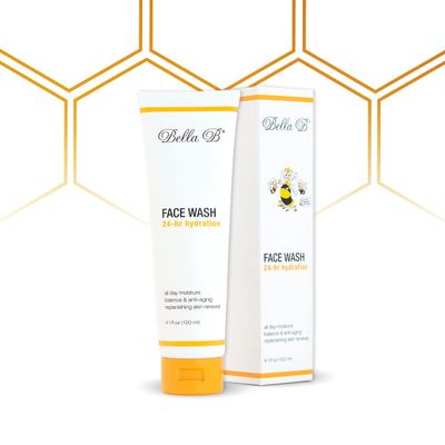 Bella B Face Wash 4.1 oz Tube - Facial Glow - Pregnancy Skin Care - Pregnancy Face Wash - Pregnancy Safe Face Wash - Healthy Beauty - Anti Aging Facial Wash