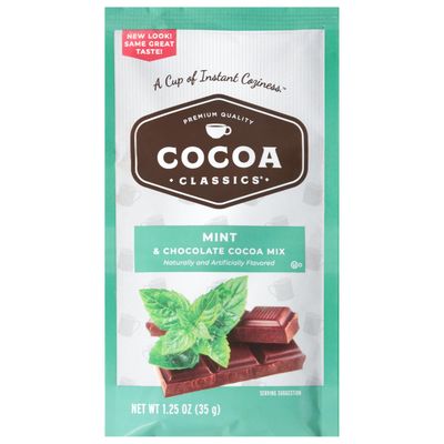 Cocoa Classics, Cocoa Mix Mint Chocolate, 1.25 Ounce