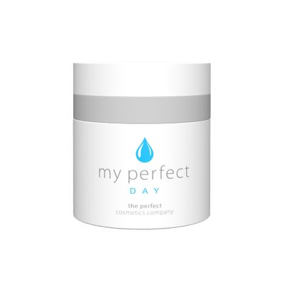 My Perfect Day Skin Moisturizer Face Cream - 50ml Anti-Aging Facial Moisturizer, Reduces Wrinkles Fine Lines, Fast Absorbing, Non-Greasy, 3-Month Supply, Suitable for All Skin Types