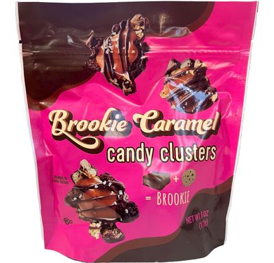 Brookie Caramel Candy Clusters With Brownie and Cookies