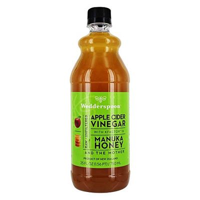 Wedderspoon Apple Cider Vinegar With Monofloral Manuka Honey The Mother, 25 fl oz