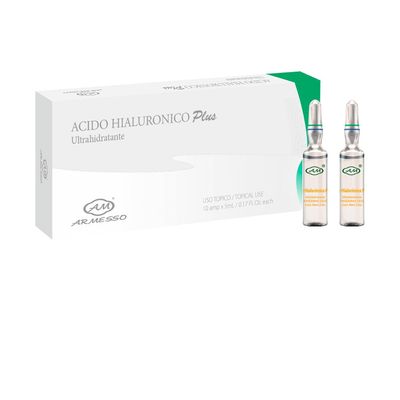 AM ARMESSO Hyaluronic Acid Plus - High-Concentration Hydration Line Smoothing Serum With 1 Sodium Hyaluronate For Professional Cosmetic Use Only 10x2ml Ampoules