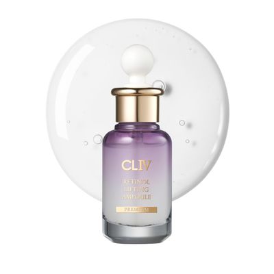 CLIV Retinol Lifting Ampoule Facial Serum Face Refreshing Deep Moisturizing For Dull Tired Skin (1.01 fl oz, 30ml)