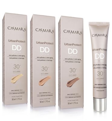 Casmara DD Cream Urban Protect 50 ml Anti-Pollution Anti-Aging Moisturizer SPF 30 (Dark)