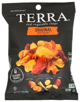 Terra Exotic Vegetable Chips, Original, Snack Size, 1 oz, 24 Pack