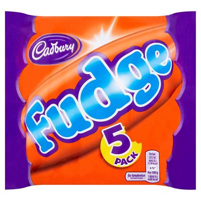 Cadbury Fudge Little Bars 5pk (Pack of 3)