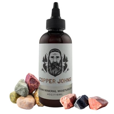 Copper Johns Ocean Mineral Moisturizer Age Defying Lotion for All Ages Contains 92 Minerals Ionic Inland Sea Minerals Lightly Scented 4oz