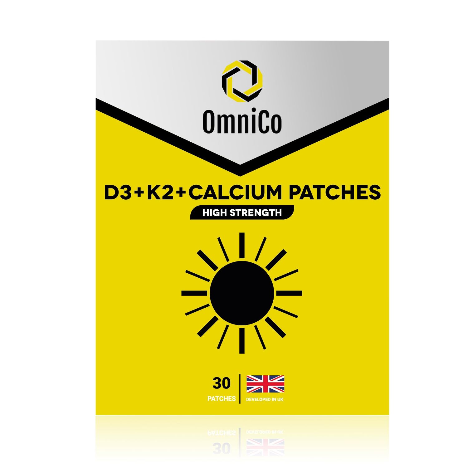 OmniCo - D3 K2 Calcium Patches - 30 Pack