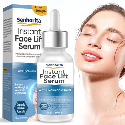 Instant Face Lift Serum, 2-Minute Temporary Skin Lifting Tightening Serum for Women with Plant Extract, Visibly Firming Loose Sagging Skin for Face and Neck