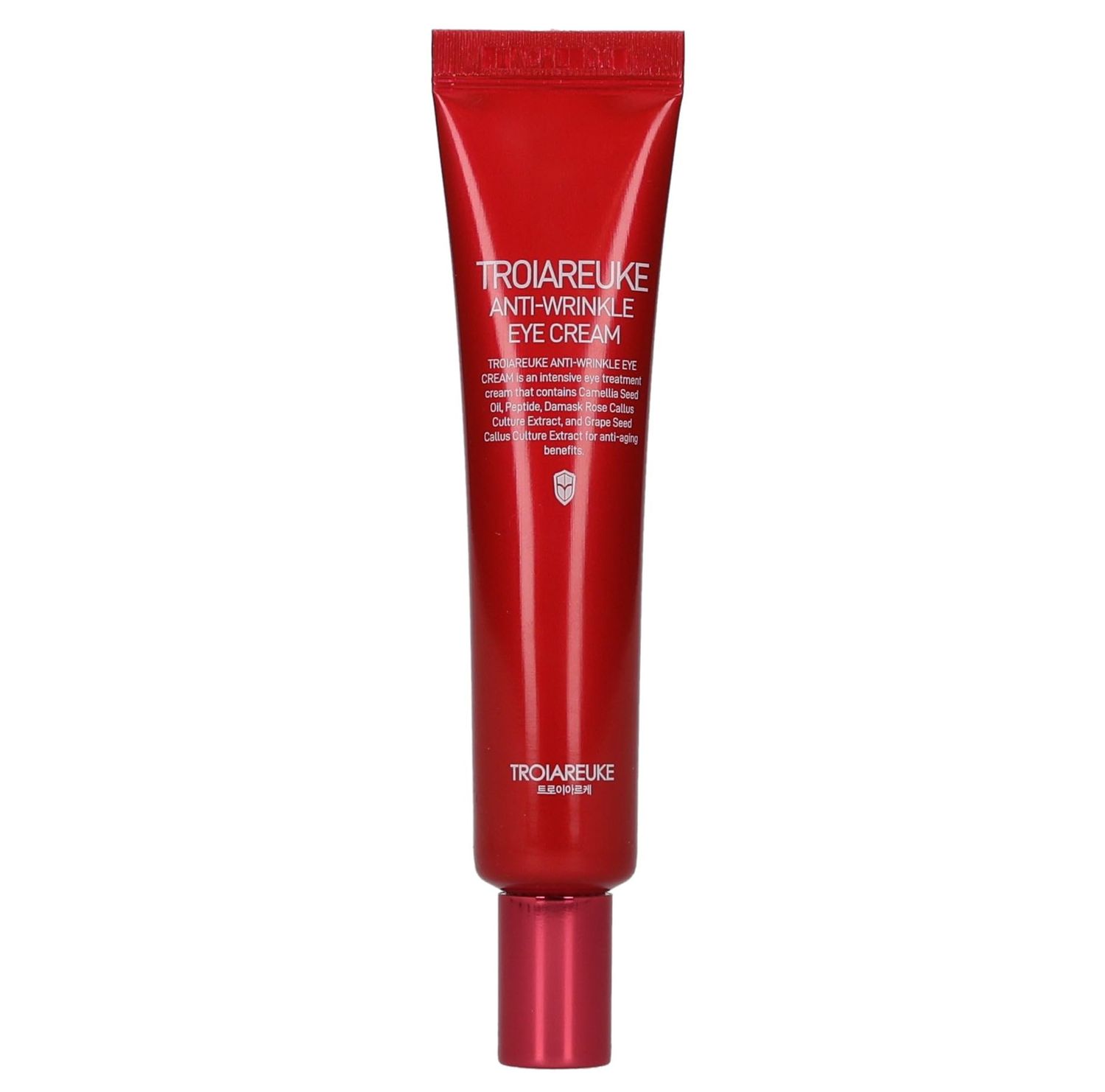 TROIAREUKE Anti-Wrinkle Eye Cream, Intensive Anti-Aging Firming Cream For Face and Neck Rose Infused Moisturizer Packed With Antioxidants from Peptides and Botanical Extracts, Korean Skin Care