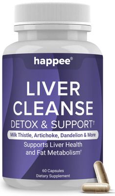 Liver Cleanse Detox Repair Supplement 21-in-1 Milk Thistle Liver Detox Formula Liver Health Supplement for Women Men Complete Liver Support Vegan, Made in USA, 60 Capsules