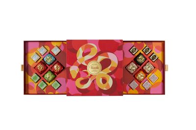 Venchi - Medium Double Layer Gift Box with 21 Assorted Chocolates, Assorted Flavors, Gluten Free, 9.77 oz, Gift Idea