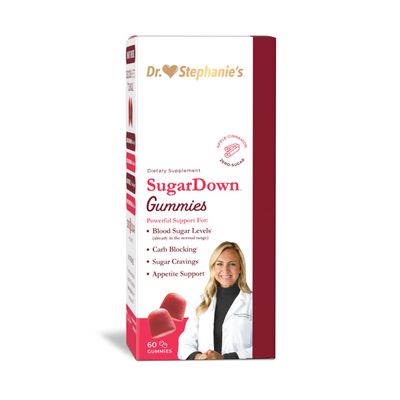 Pharmaganics Dr. Stephanie s SugarDown Gummies - Ceylon Cassia Cinnamon Supplement - 0g Sugar