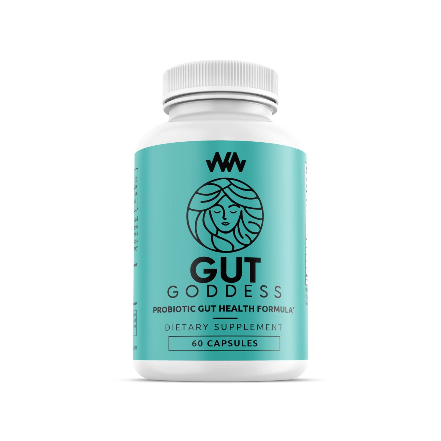 Warped Wellness Womens Gut Health Support Supplement Female Probiotic Digestive Enzyme Vitamin Papain Enzyme for Digestion Support Gut Goddess
