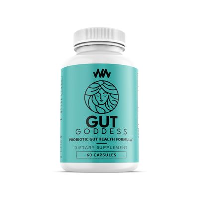 Warped Wellness Womens Gut Health Support Supplement Female Probiotic Digestive Enzyme Vitamin Papain Enzyme for Digestion Support Gut Goddess