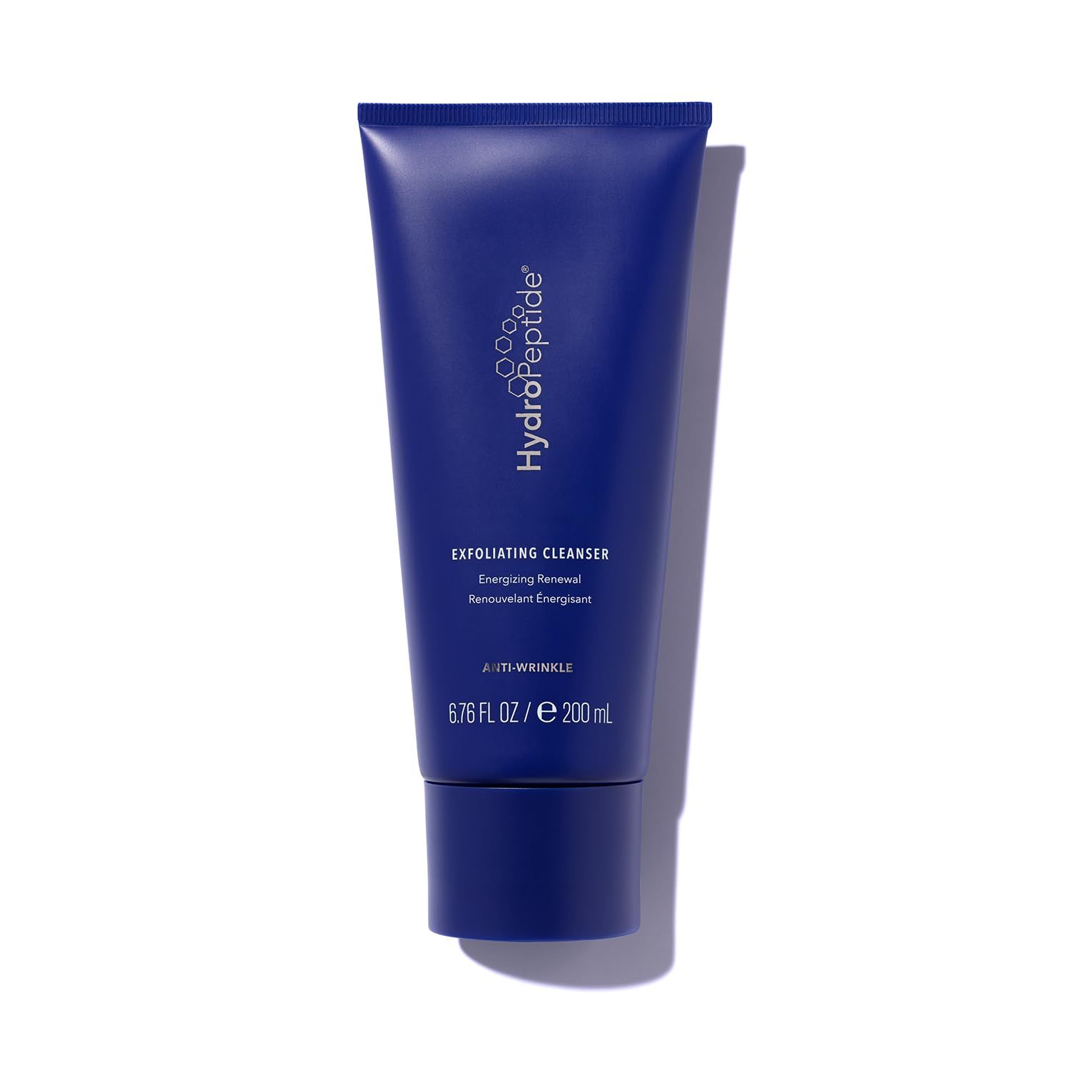 HydroPeptide Exfoliating Cleanser, Energizing Renewal, Gentle Exfoliation Collagen Promoting Face Wash, 6.76 Ounce