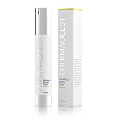 DermaQuest Sensitized Retinaldehyde Anti Irritation Brightening Renewal Cream - Retinol Cream Alternative - Refining, Exfoliating and Brightening Sensitive Skin (1oz)