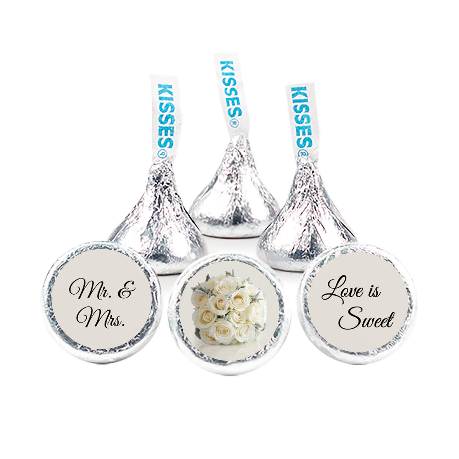 Wedding Stickers for Kisses, 324ct