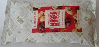 Harry David, Moose Munch Gourmet Popcorn, Dark Chocolate, 14 oz