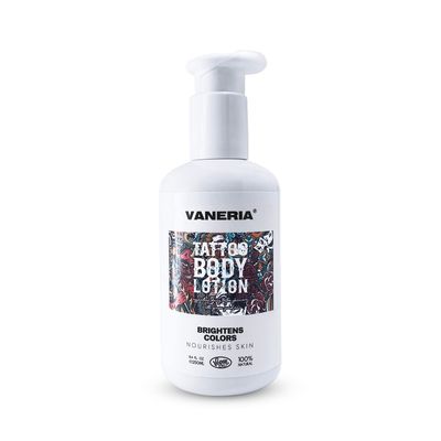 VANERIA Tattoo Lotion Aftercare,Tattoo Moisturizer Healing Keeps Your Ink Looking Fresh,Tattoo Care Prevents Ink Fading,Non-Greasy,Natural Ingredients,250 Ml 8.4 Fl. Oz