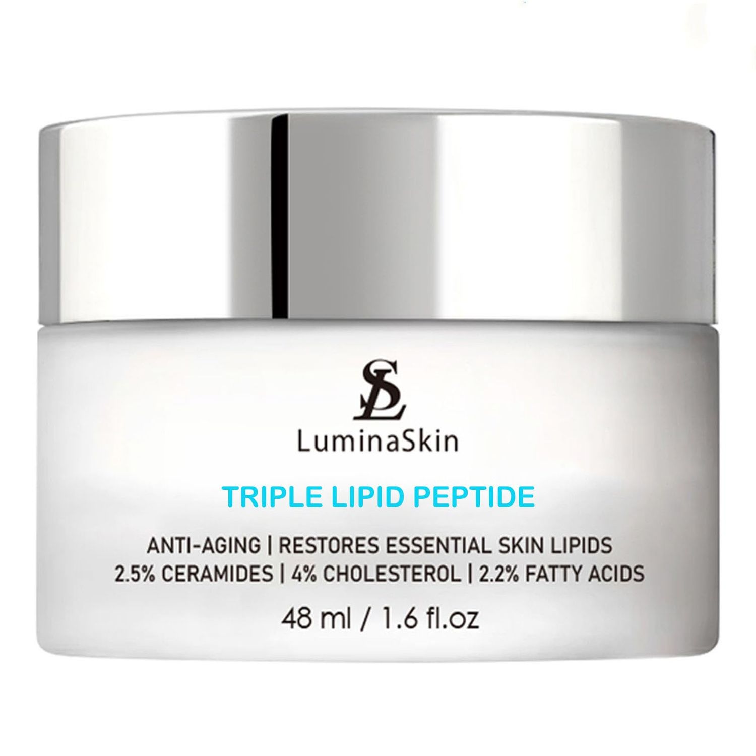 LuminaSkin Triple Lipid Peptide - Restore Fix Mature Skin Advanced Anti-Aging Cream for Radiant, Smooth Skin