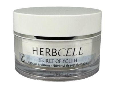HERBCELL Anti-Aging Day Cream with Plant Stem Cells Collagen - Moisturizing Face Cream for Wrinkle Repair, Firming, and Hydration - 1.7 oz
