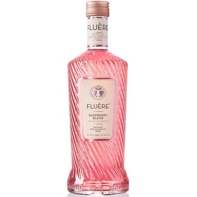 FLU RE Raspberry Pink Gin Alternative Premium Non-Alcoholic Distilled Spirit Perfect for Zero Proof Cocktails