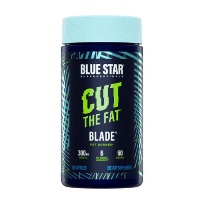 Blue Star Nutraceuticals Blade - Thermogenic Fat Burner - wAdvantra Z - Fight Fat and Blunt Hunger Metabolic Support - 120 Veggie Capsules