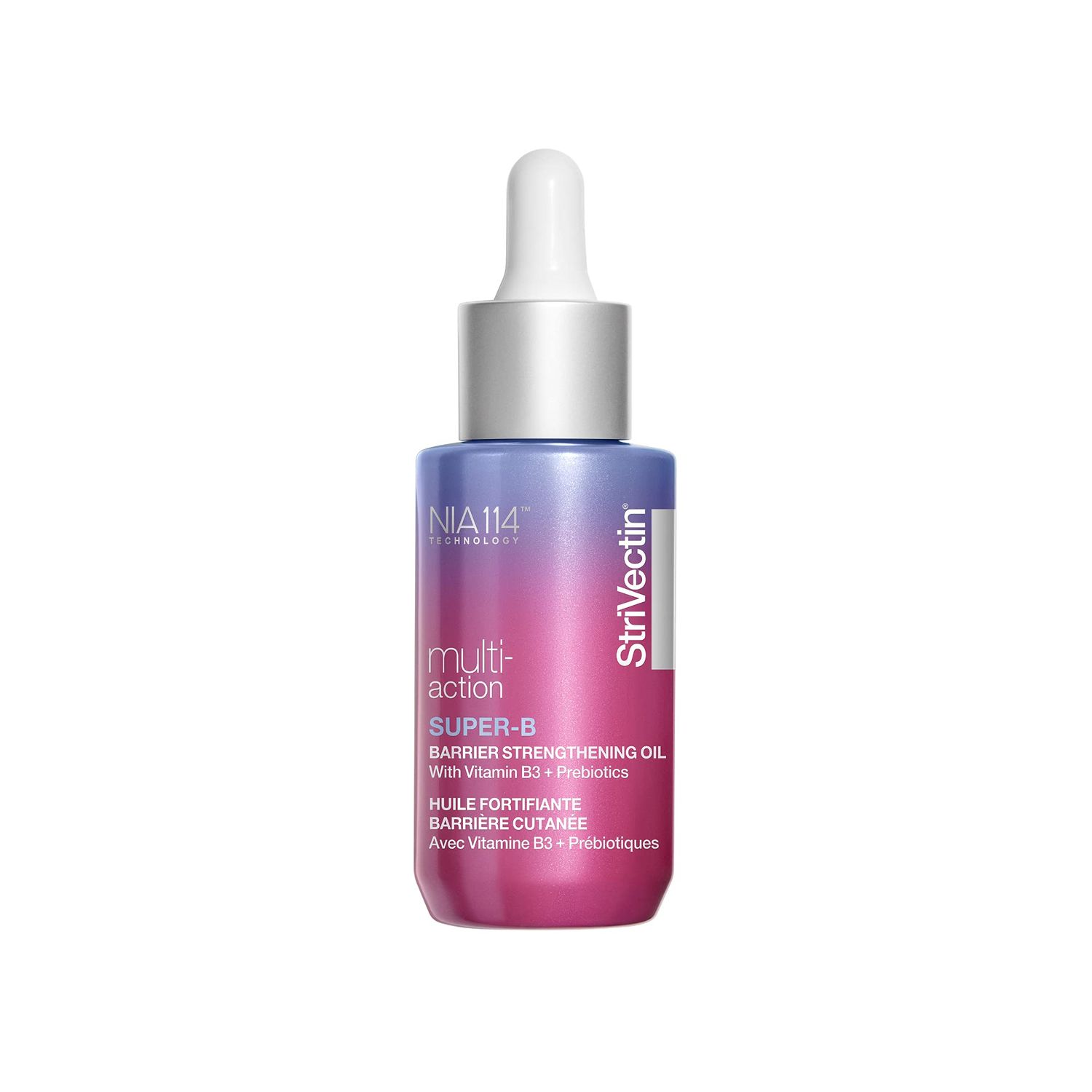 StriVectin Super-B Barrier Strengthening Oil with Vitamin B3 Prebiotics, 1 Fl Oz