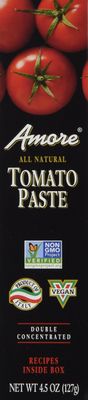 Double Concentrated Tomato Paste - Real Ripe Tomatoes - 4.5 oz (Pack of 1)
