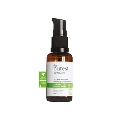The Purest Solutions Vitamin B Complex Serum (Niacinamide 10 Vitamin B Complex) - Anti-Sensitization, Anti-Redness, Restorative - Vegan Cruelty Free Eco Friendly (1 fl. oz)