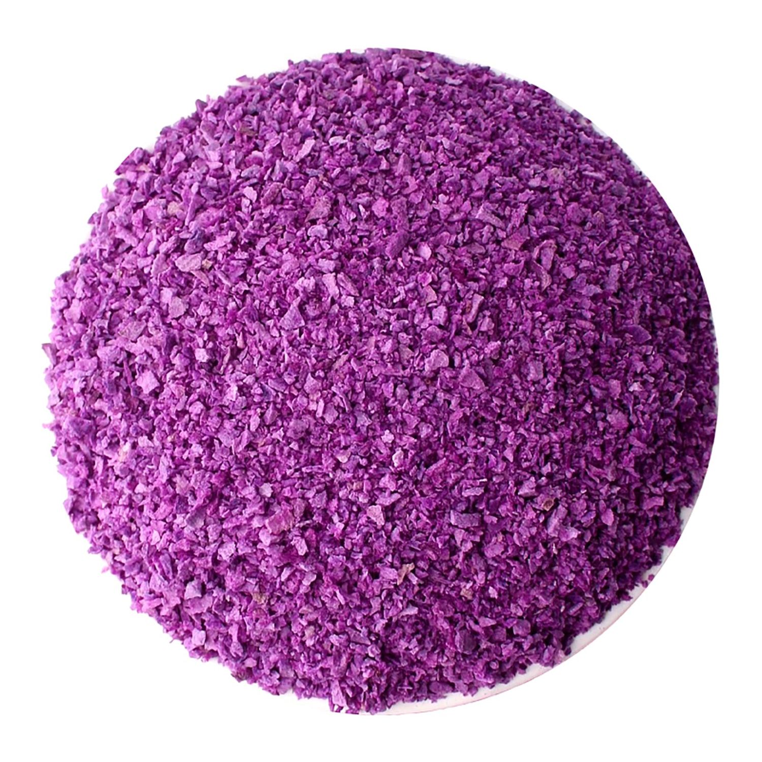 Purple Potato Crush 3.52oz Freeze dried Purple Potato Crush Original Flavor Crispy Instant Fruit and Vegetable Crispy Baking Cake Milk Tea Decorative Ingredients (100g)