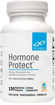 XYMOGEN Hormone Protect - Estrogen Metabolism Estrogen Detox Support Formula - DIM (Diindolylmethane) with TrueBroc Glucoraphanin from Broccoli Extract (120 Capsules)