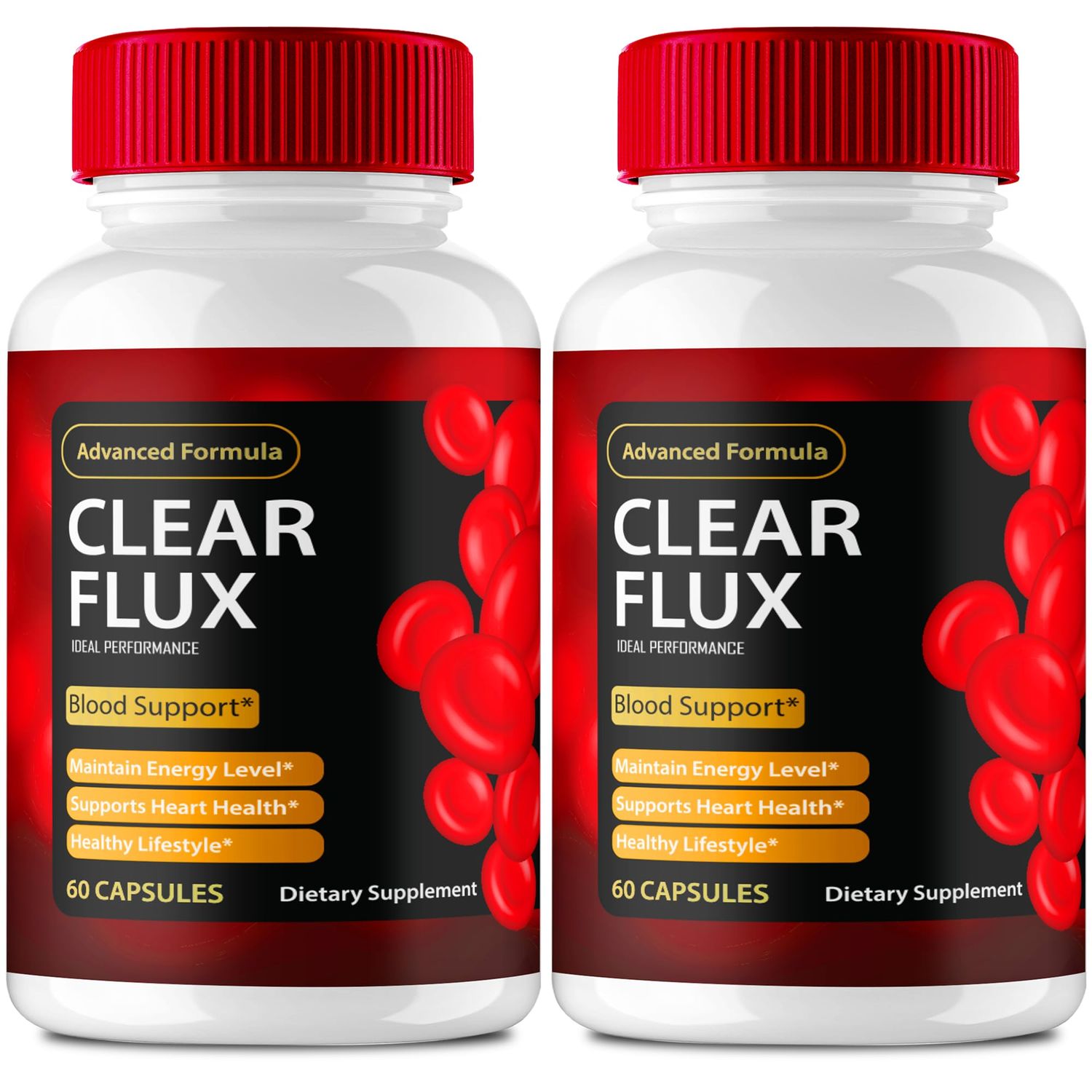 Clear Flux Supplement, Super Boost Clear Flux Supplement, Clear Flux Pills, Official Formula, Premium Support to Maintain Stable Levels Healthy Circulation, Clear Flux Health Reviews (2 Pack)