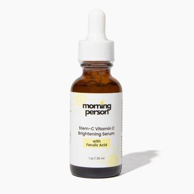 Stem-C Vitamin C Brightening Serum with Ferulic Acid, Vitamin E and Hyaluronic Acid - Improves Dark Spots And Uneven Skin Tone - Hydrating And Nourishing
