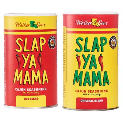 Slap Ya Mama Cajun Seasoning from Louisiana, Spice Variety Pack, 8 Ounce Cans, 1 Original Cajun and 1 Hot Cajun Blend