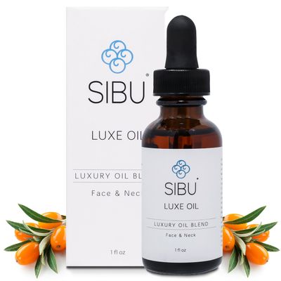 Sibu LUXE Oil, Made with USDA Organic Essential Oils and Premium Himalayan Sea Buckthorn (1 oz) - Hydrates, Reduces Redness, and Soothes Irritated Skin