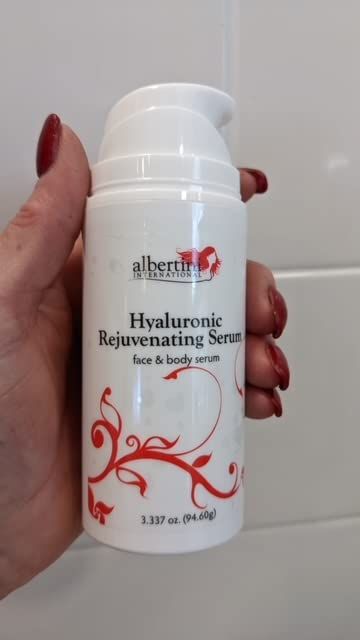 Hyaluronic Rejuvenating Serum for Face Body 3.34 oz, Natural, Non-greasy, with Vitamin B5 and Niacinamide