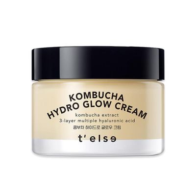 T&#39;ELSE Kombucha Hydro Glow Cream 1.69 fl.oz., Tightening Deep Facial Moisturizing, Vegan, Hydrate and Soften the Skin, 50ml